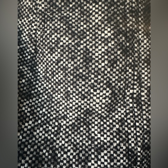 LOFT wool tweed black & white mini skirt - Picture 4 of 10